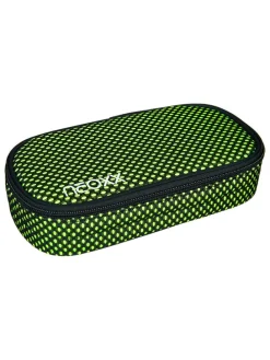 Schlamperetui "All about Neon" in Grün - (L)22,5 x (B)10,5 x (H)5,5 cm