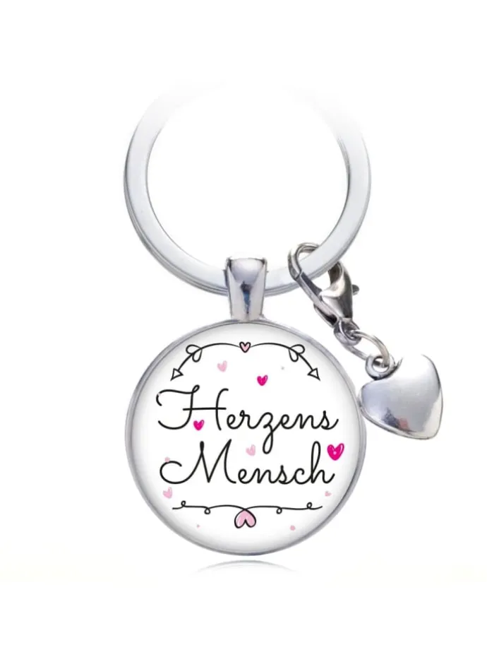 Schlüsselanhänger "Herzens Mensch"