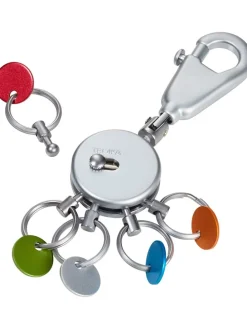 Schlüsselanhänger in Silber/ Bunt