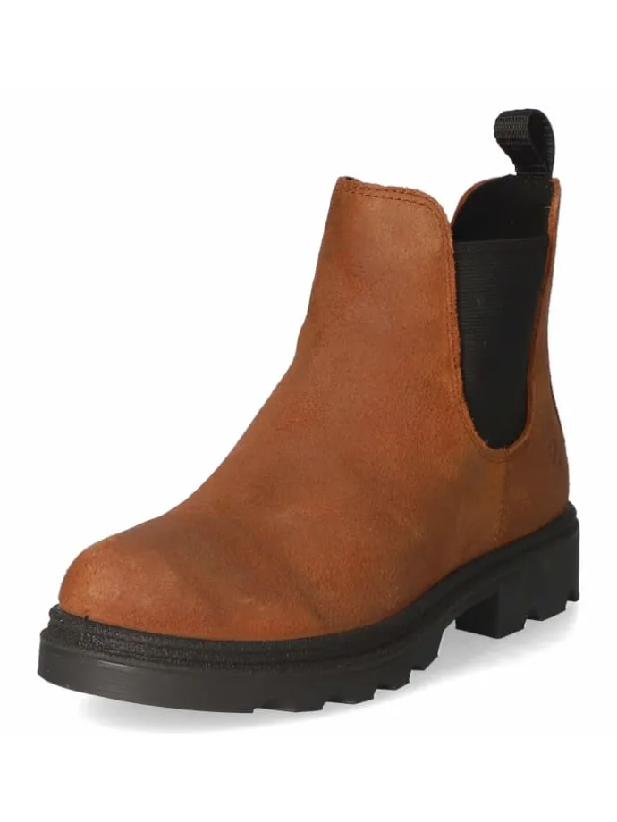 Schlupfstiefel in braun