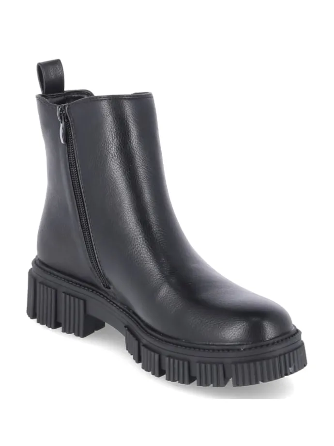Schlupfstiefel in schwarz