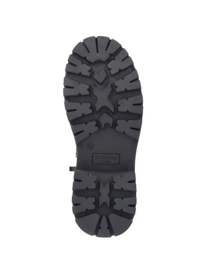 Schlupfstiefel in schwarz