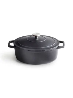 Schmortopf in Schwarz - Ø 30 cm