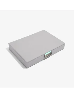 Schmuckkasten in Grau - (B)25 x (H)18 x (T)4,2 cm