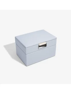 Schmuckkasten in Lila - (B)18 x (H)12,5 x (T)11,5 cm