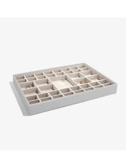 Schmuckkiste in Grau - (B)26 x (H)25 x (T)4 cm