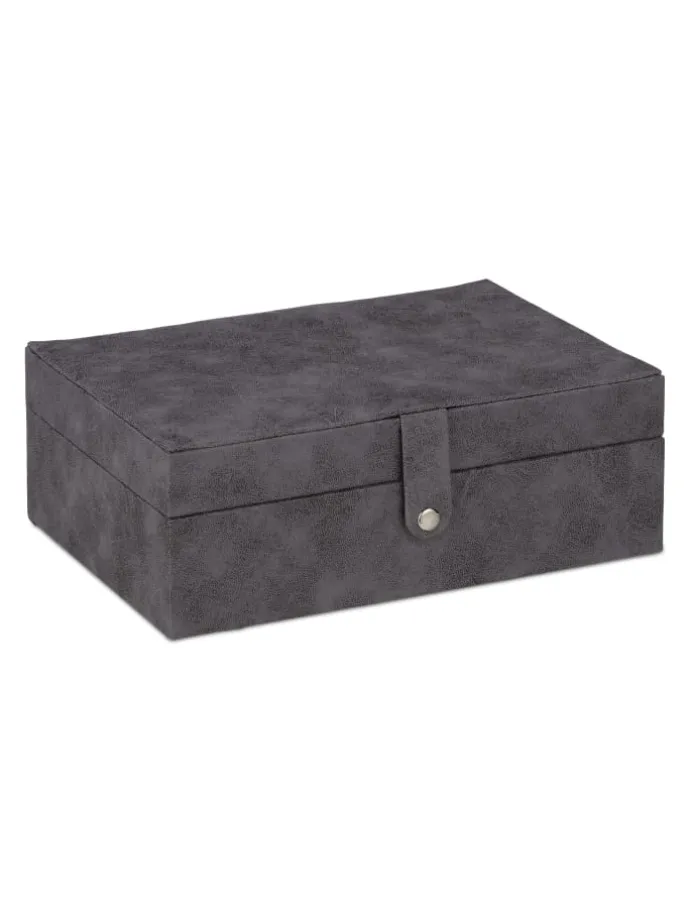 Schmuckkästchen in Grau - (B)29 x (H)10 x (T)20 cm