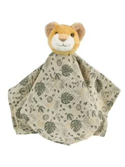 Schmusetuch 35 cm - Löwe Leo in braun,gruen,motiv