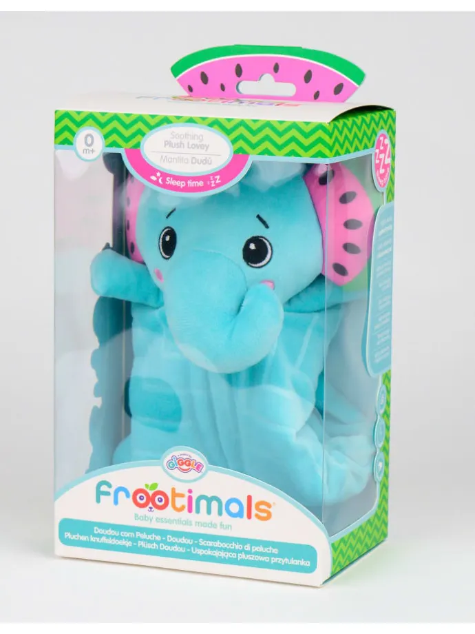 Schmusetuch Frootimals Melany Melephant in Blau