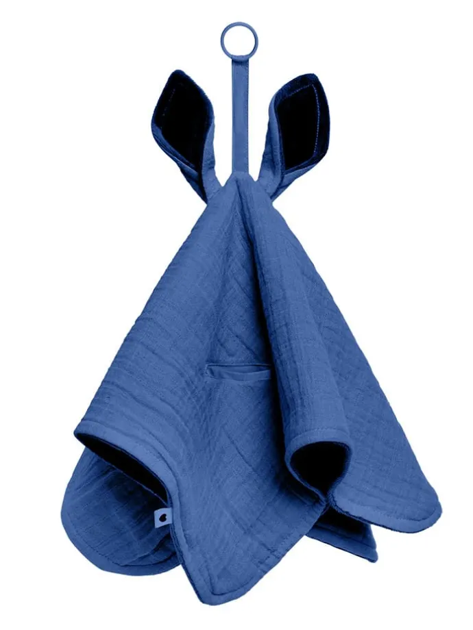 Schmusetuch "Kangaroo" in Blau