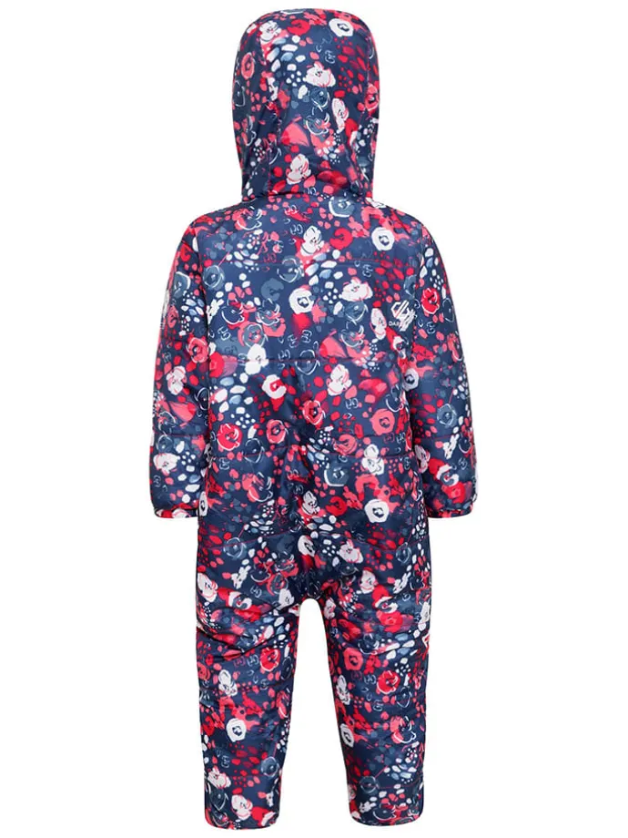 Schneeanzug "Bambino II" in Dunkelblau/ Pink