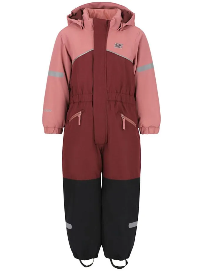 Schneeanzug "Stonehill" in Rot/ Rosa/ Dunkelblau