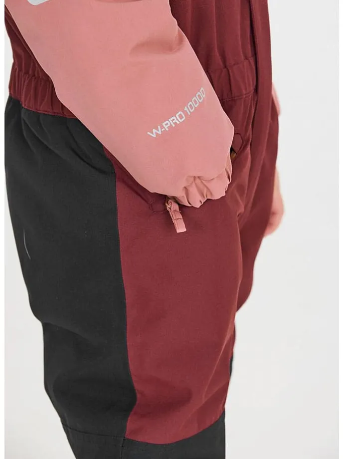 Schneeanzug "Stonehill" in Rot/ Rosa/ Dunkelblau
