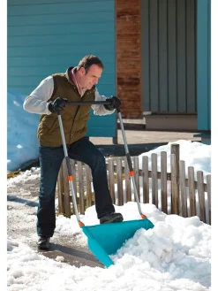 Schneewanne in Blau