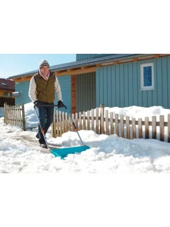 Schneewanne in Blau