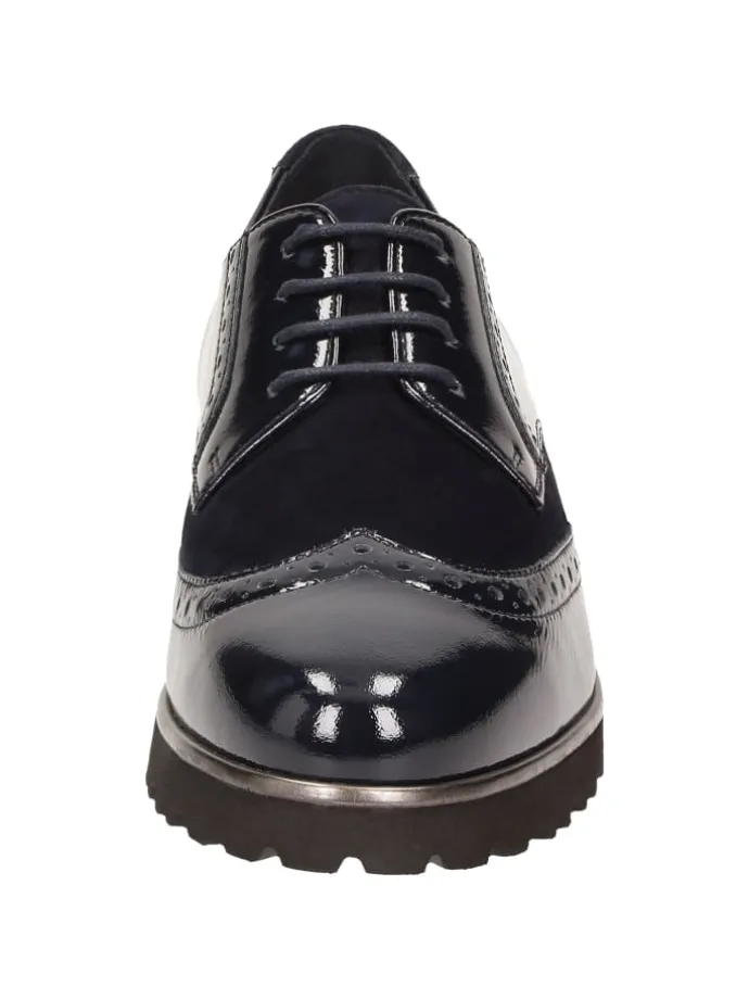Schnürschuh Meredith-703-H in dunkelblau