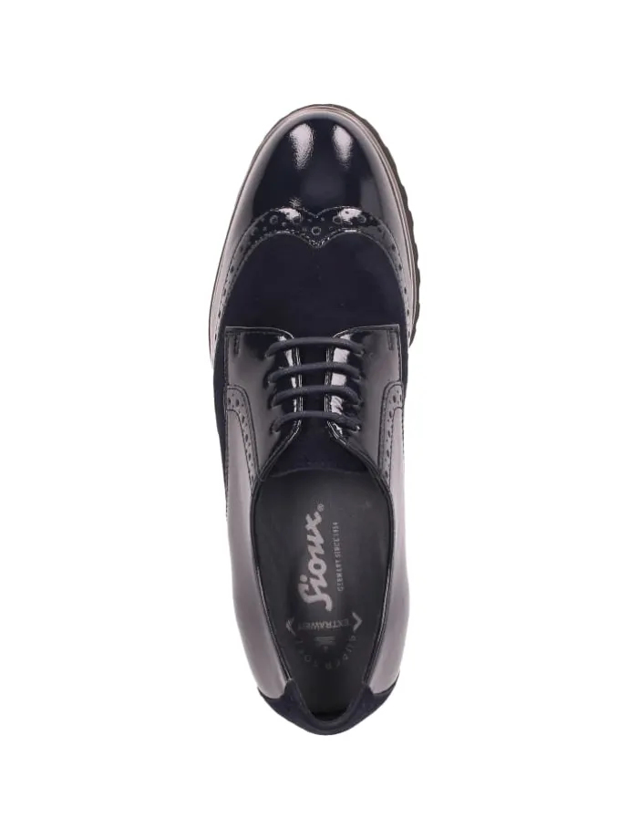 Schnürschuh Meredith-703-H in dunkelblau