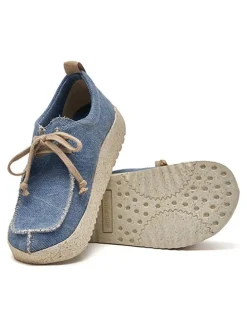 Schnürschuhe in Blau