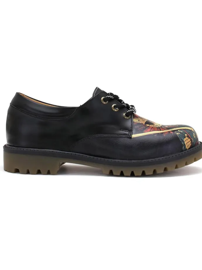 Schnürschuhe in Schwarz