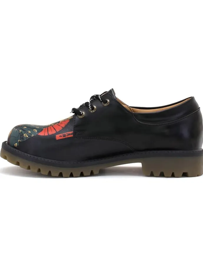 Schnürschuhe in Schwarz