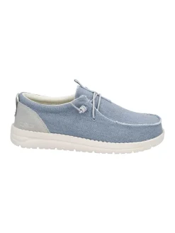 Schnürschuhe "Joy" in Hellblau