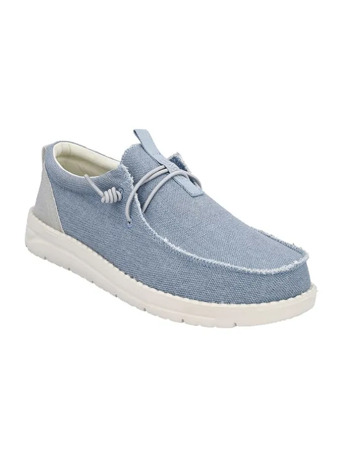 Schnürschuhe "Joy" in Hellblau