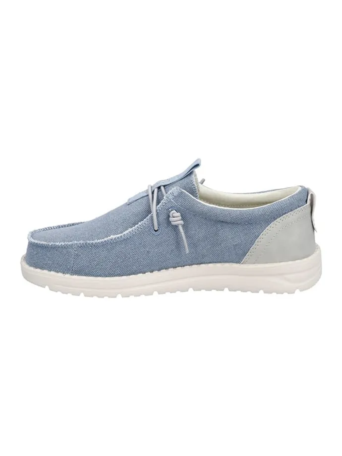 Schnürschuhe "Joy" in Hellblau