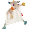 Schnuffeltuch Drache Baby Geschenk in grau