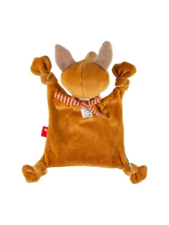 Schnuffeltuch Fuchs Baby Geschenk in türkis
