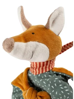 Schnuffeltuch Fuchs Baby Geschenk in türkis