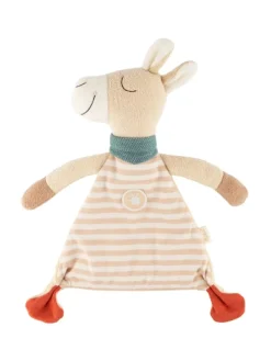 Schnuffeltuch Lama Baby Geschenk in beige