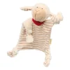 Schnuffeltuch Natural Stripes Green in offwhite