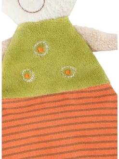 Schnuffeltuch Natural Stripes Green in sand