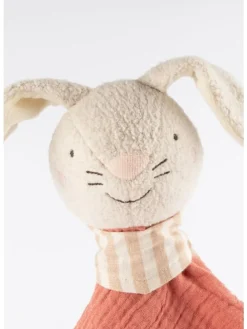 Schnuffeltuch Trösterchen Hase Baby Geschenk in orange