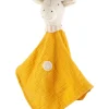 Schnuffeltuch Trösterchen Giraffe Baby Geschenk in gelb