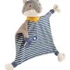 Schnuffeltuch Waschbär Baby Geschenk in grau
