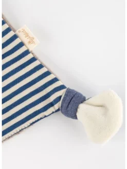 Schnuffeltuch Waschbär Baby Geschenk in grau