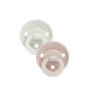 Schnuller 2er-Set Binkie Neugeborene Silikon - Powder Pink - 0-6 Monate