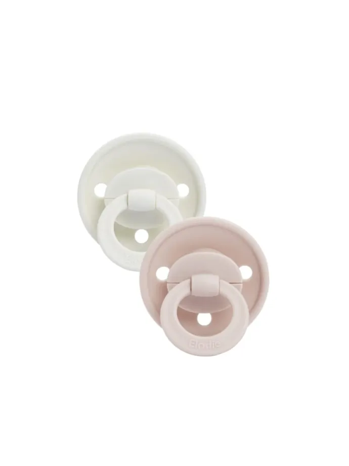 Schnuller 2er-Set Binkie Neugeborene Silikon - Powder Pink - 0-6 Monate