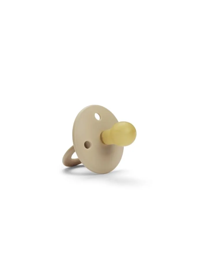 Schnuller 2er-Set Binkie Neugeborene Naturkautschuk - Pure Khaki - 0-6 Monate