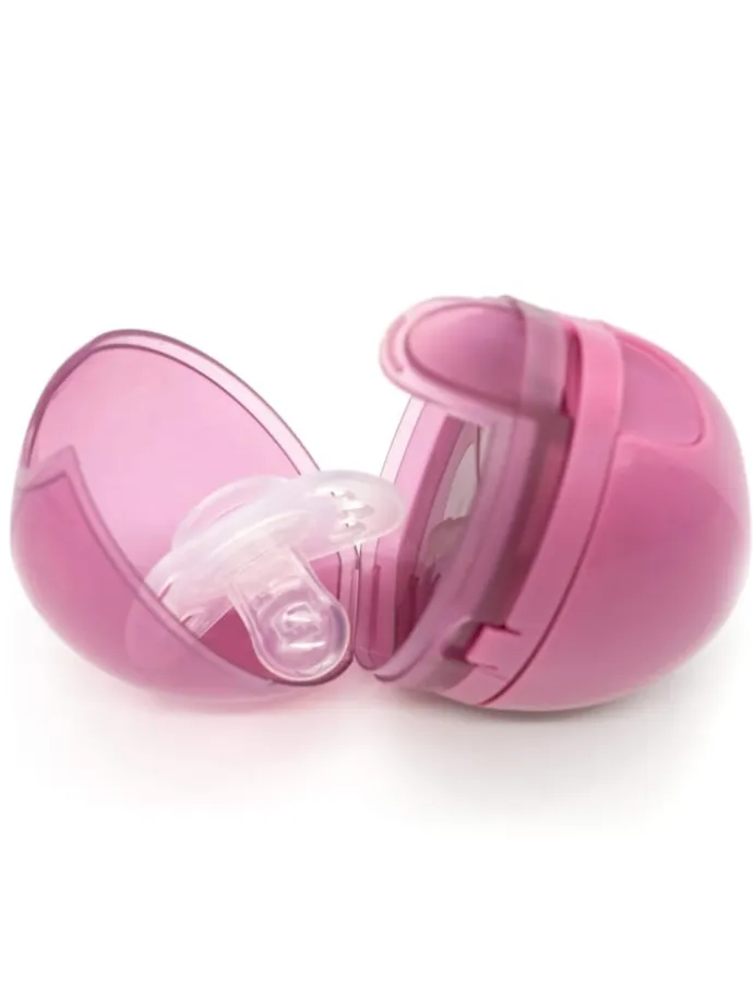 Schnullerbox Duo - Beere in rosa