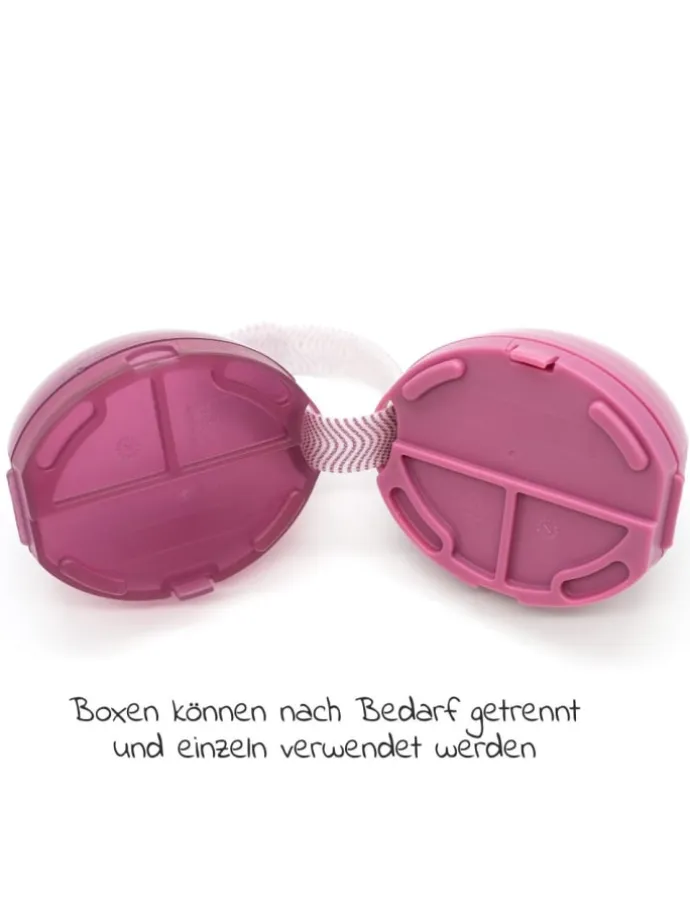 Schnullerbox Duo - Beere in rosa