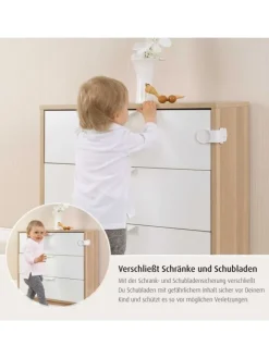 Schrank- und Schubladensicherung in Weiß ab 0 Monate