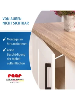 Schrank- und Schubladensicherung mit Montagehilfe in Weiß ab 0 Monate