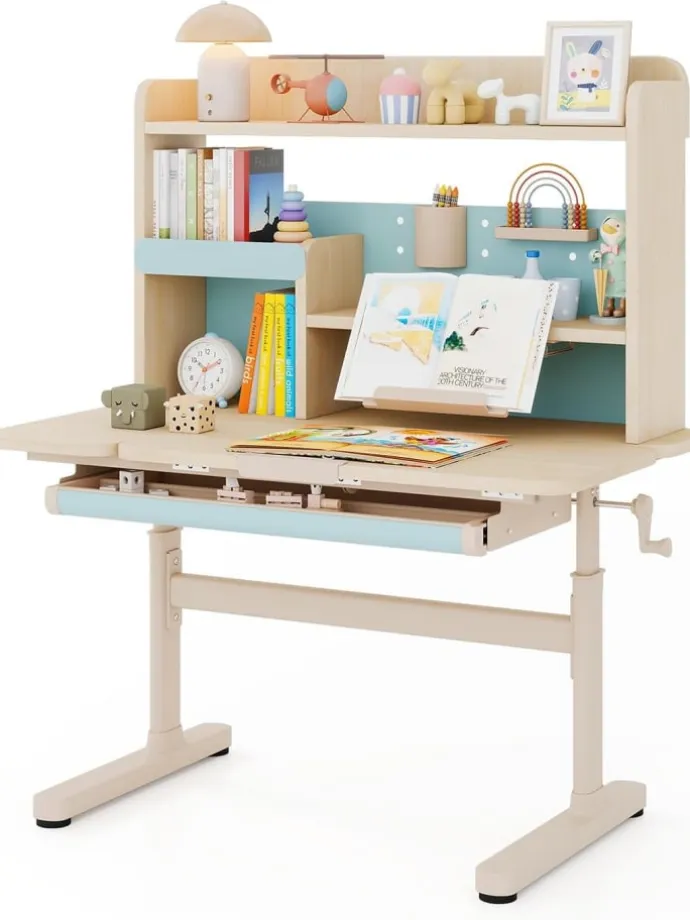 Schreibtisch Kinder in Blau