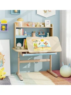 Schreibtisch Kinder in Blau