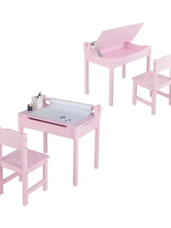 Schreibtisch Set ab 3 Jahren in Rosa