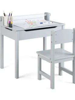 Schreibtisch Set ab 3 Jahren in Grau