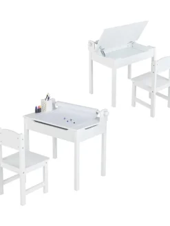 Schreibtisch Set ab 3 Jahren in Weiß
