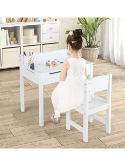 Schreibtisch Set ab 3 Jahren in Weiß